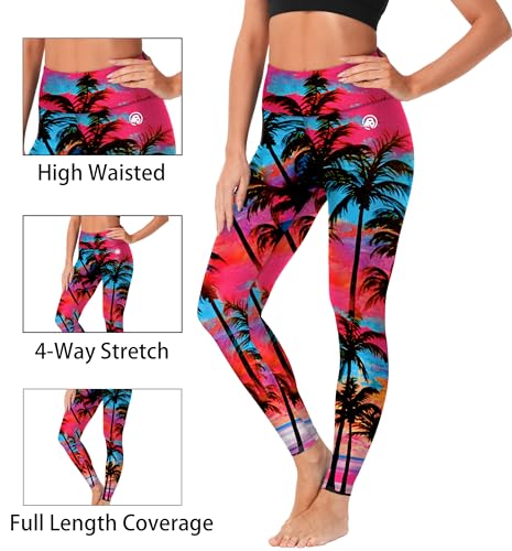 Image of AOBUTE Women Swim Pants UPF 50+ Rash Guard Pants High Waisted Swimming Leggings