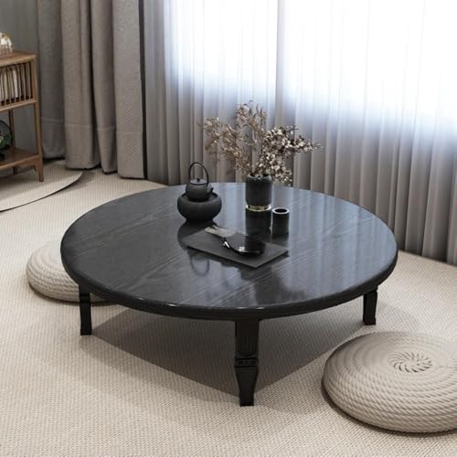 DRWG ������ꐳ���`�~�`�ؐ����[�e�[�u���܂肽���ݘa������ȈՃf�X�N���^�y�ʓV�R�f�ޑg�ݗ��ĕs�v (60*60*30cm,�u���b�N�J���e�[�u���i���E���h�j)