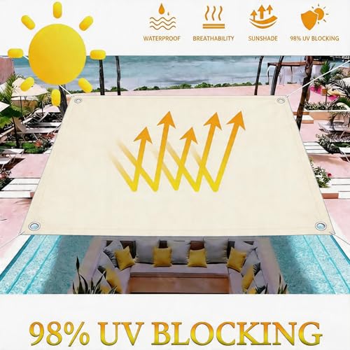 Toldo Vela PES 185 G M² 500x900 cm Impermeable Protección Solar 3