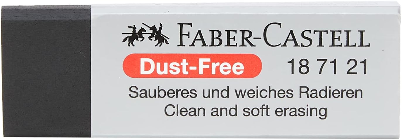 187121 Dust-Free Rubber, Plastic, Black