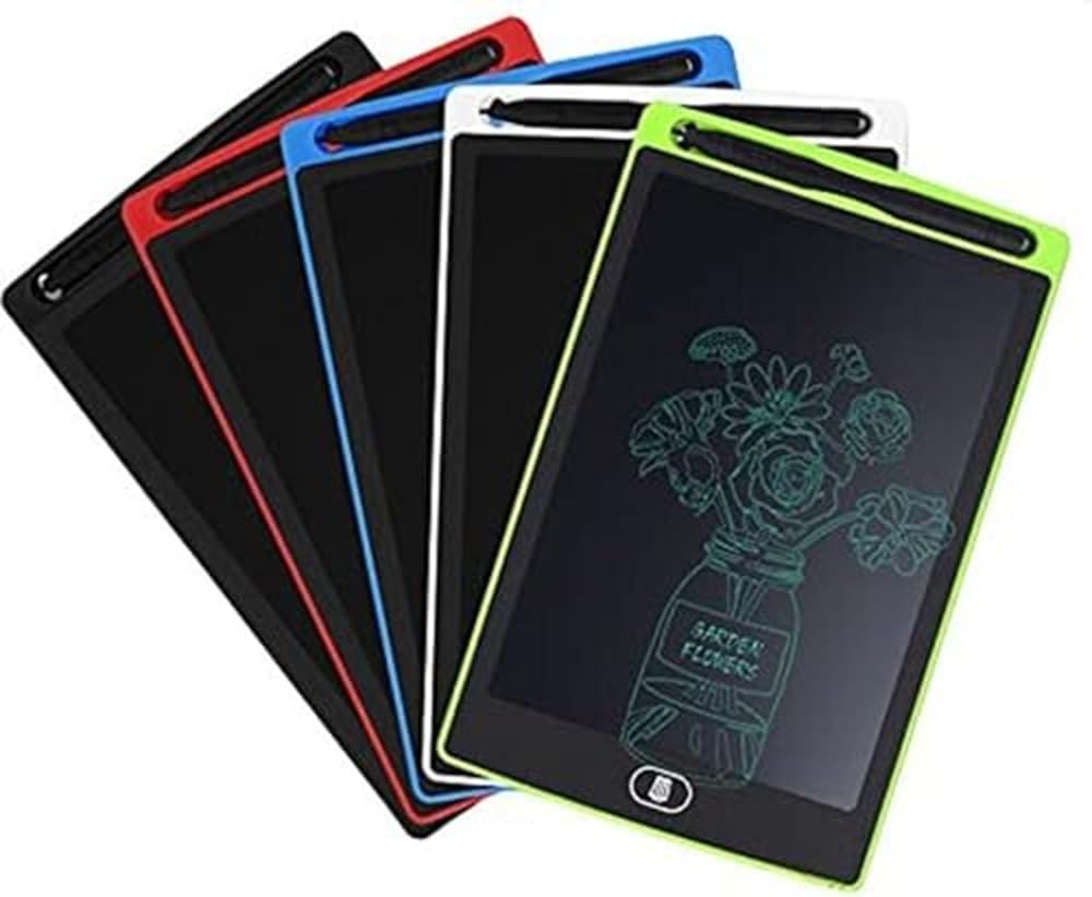 Eclet 8.5-Inch Reusable LCD Writing Pad for Kids, Lightweight Digital Drawing Board for Notes, Doodling, Learning, Practice, Travel & Creative Activities - B