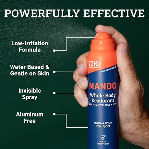 Desodorante Mando Two-Piece System 2.6 oz y Spray 3.6 oz miniatura 5