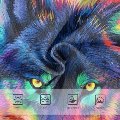 Colorful Wolf Animal Toddler Girls's Underwear 2T 202c04483