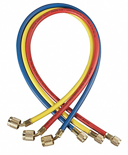 Yellow Jacket RitchieYellow Jacket Manifold Hose Set, 48 in, Red, Yellow, Blue