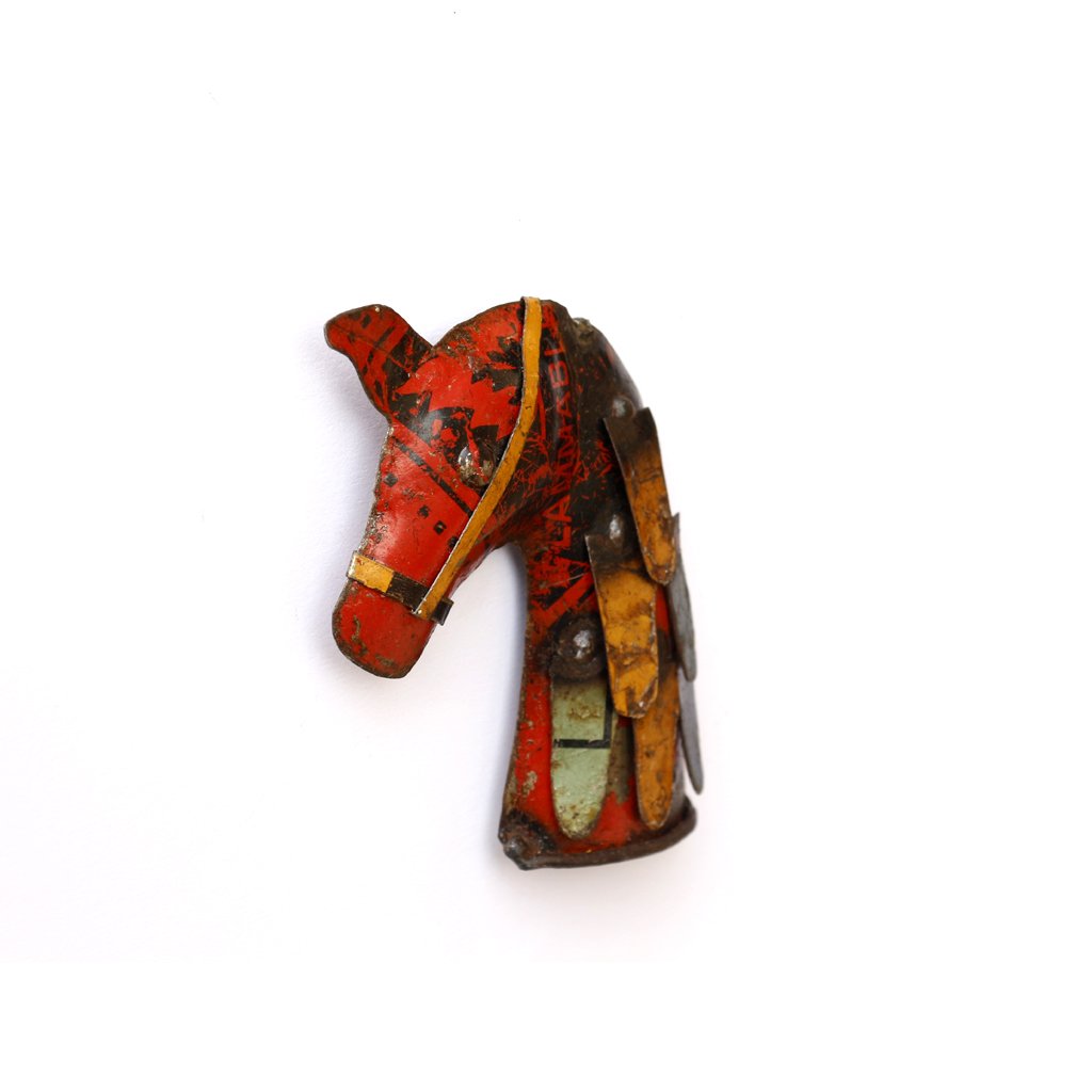 DeKulture Mini Horse Wall Decor - Sustainable Recycled Iron Art - Farmhouse & Rustic Charm (4.5x3x0.5 Inches)-picture-19