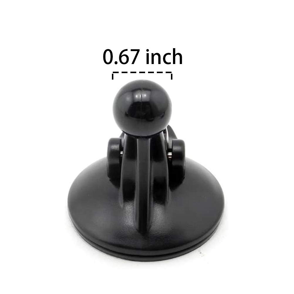 Supporto A Ventosa Per Garmin Nuvi Serie 200 – Attacco Per Parabrezza, Testa Regolabile, Sostituzione Originale, Nero