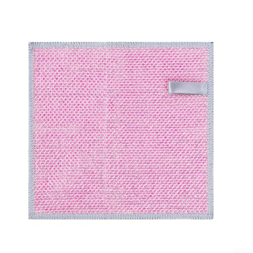 Paños de limpieza de alambre plateado construidos para durar con un diseño de agujero fino para un uso eficiente, 110 piezas (1 unidad)