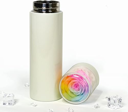 Daisy Dreams - Frasco térmico rosa preservada de 10.8fl oz (crepúsculo)