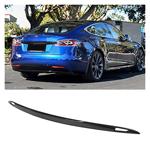 Diffuseur de becquet arrière pour Model S 2012-2020 avec lèvre de coffre et garnitures d'aile - 4