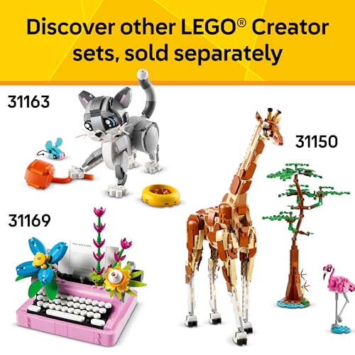 LEGO Creator 3 in 1 Wild Animals Panda Family - Building Toy Kit for Kids with 3 Building Options, Panda, Penguin, or Orca - 8 Year Old Girl & Boy Birthday Gifts - 31165 - image 7