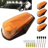 SDonestep 5PCS Cab Lights, Cab Marker Roof Lights, Truck Cab Lights Compatible with 1973-1997 Ford F