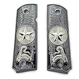 Tek_Tactical 1911 Metal Grips, Gun Grips Screws Included, Full Size (Government/Commander), Scroll...