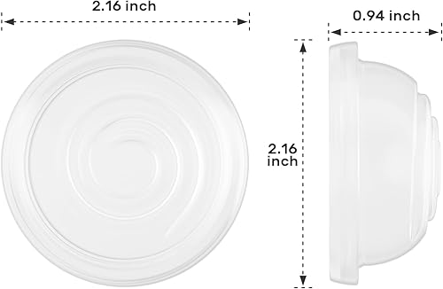 Miniatura 6 de NCVI Diafragma de repuesto compatible con 8100/8102/8122/8116/8128/8129, accesorios para extractor de leche, sin BPA, 1 unidad