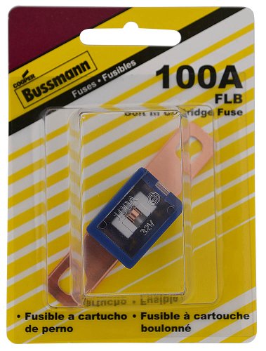 Fusible vis à vis Bussmann 100A évite les surcharges sur borne 13/16