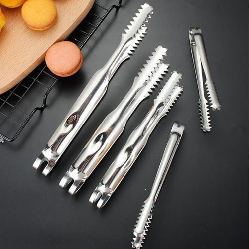 10 Stück Eiszange, Lebensmittelzange, Edelstahl, Leicht zu Reinigen, Starker Griff, Vielseitig Einsetzbar für Party, Küche, Grill, BBQ, Bar, Außergewöhnliche Haltbarkeit (19,4 cm) 3 10 Stück Eiszange, Lebensmittelzange, Edelstahl, Leicht zu Reinigen, Starker Griff, Vielseitig Einsetzbar für Party, Küche, Grill, BBQ, Bar, Außergewöhnliche Haltbarkeit (19,4 cm)