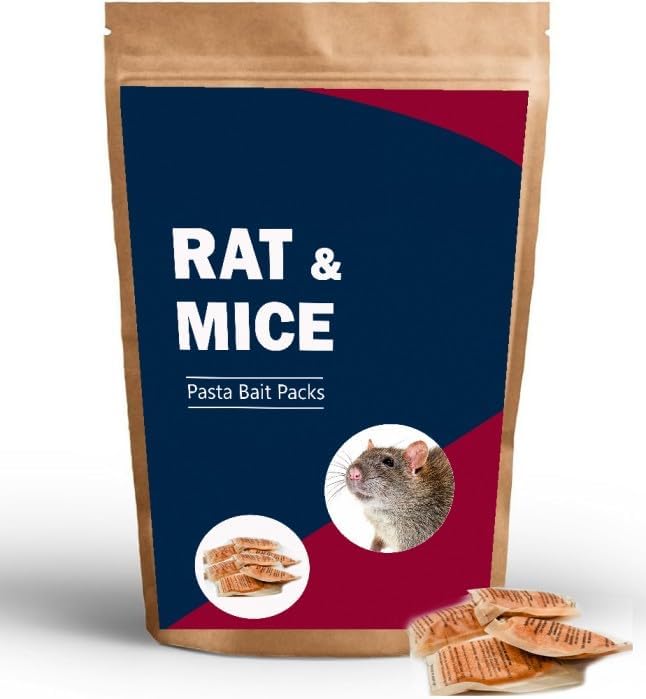 Mouse and Rat Bait Rat trap and Mouse Fast Acting, All Weather, Outdoor & Indoor | 500g