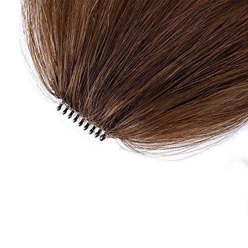 AISI-QUEENS-Clip-in-Bangs-100-Human-Hair-Extensions-Medium-Brown-Clip-on-Fringe-Bangs-with-nice-net-Natural-Flat-neat-Bangs-with-Temples-for-women-One-Piece-Hairpiece-Wispy-Bangs-Medium-Brown
