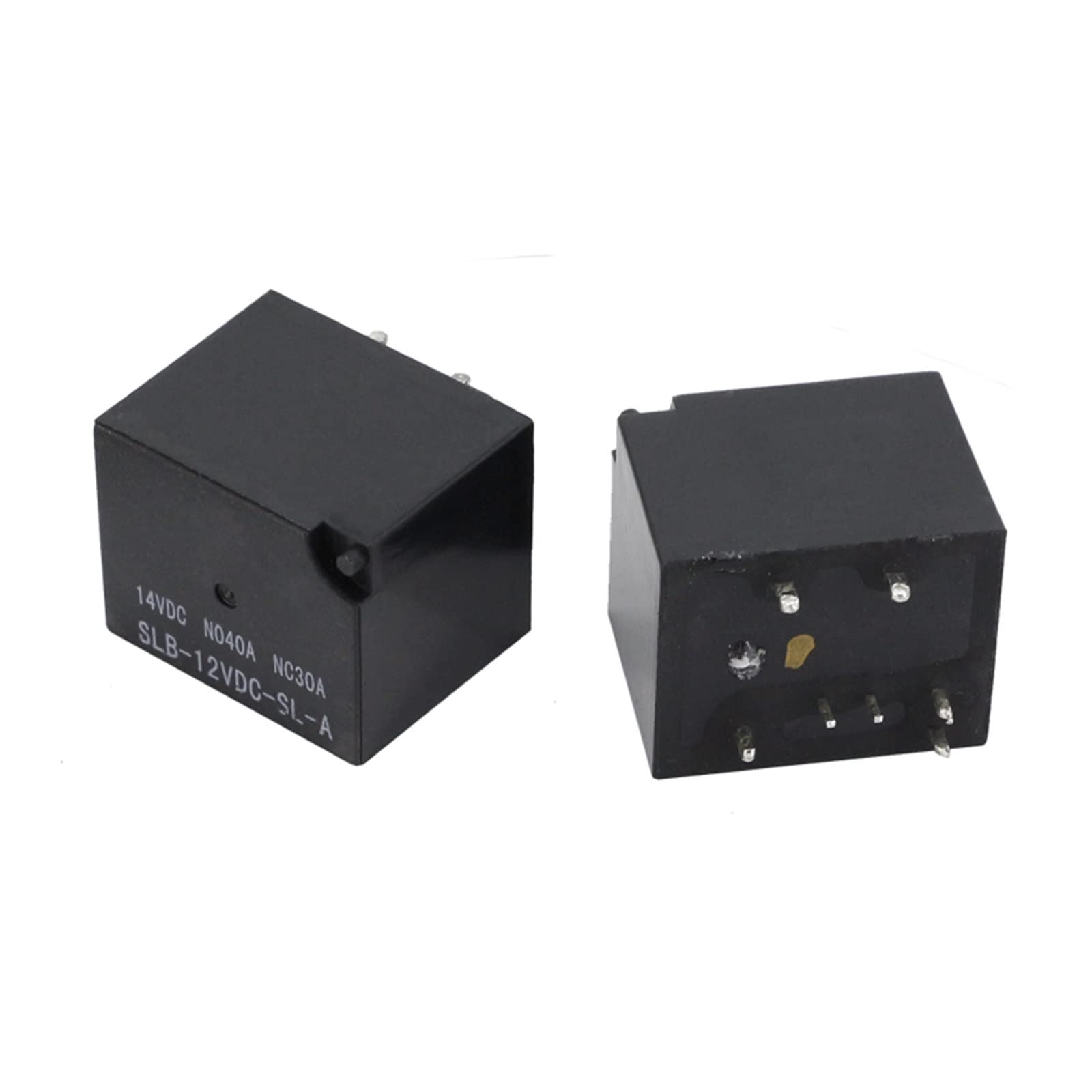 Relés 20 PCS Relé electromagnético automotriz 40A Relé de 6 Pines Normalmente Abierto SLB-05V 12V 24V 36V 48VDC-SL-A -C(24V)