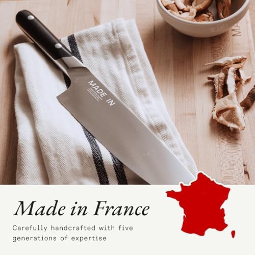Made In Cookware - 8" Chef Knife - Crafted in France - Full Tang With Wood Handle