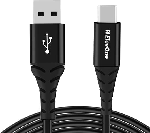 ElevOne Unbreakable 2A Fast Charging 1m Type C Cable for Smartphones