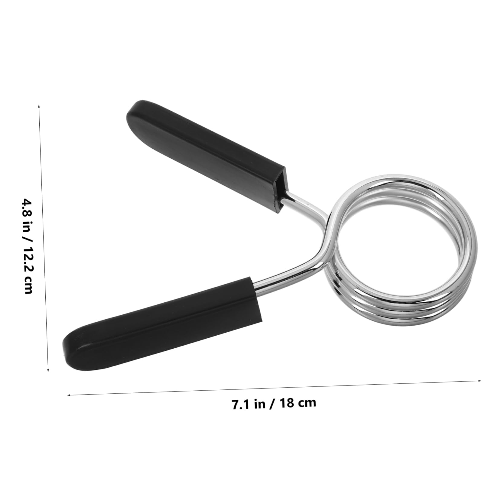 BRIGHTFUFU Barbell Clamps Weight Clamps Barbell Spring Clip for Gym Strength Training