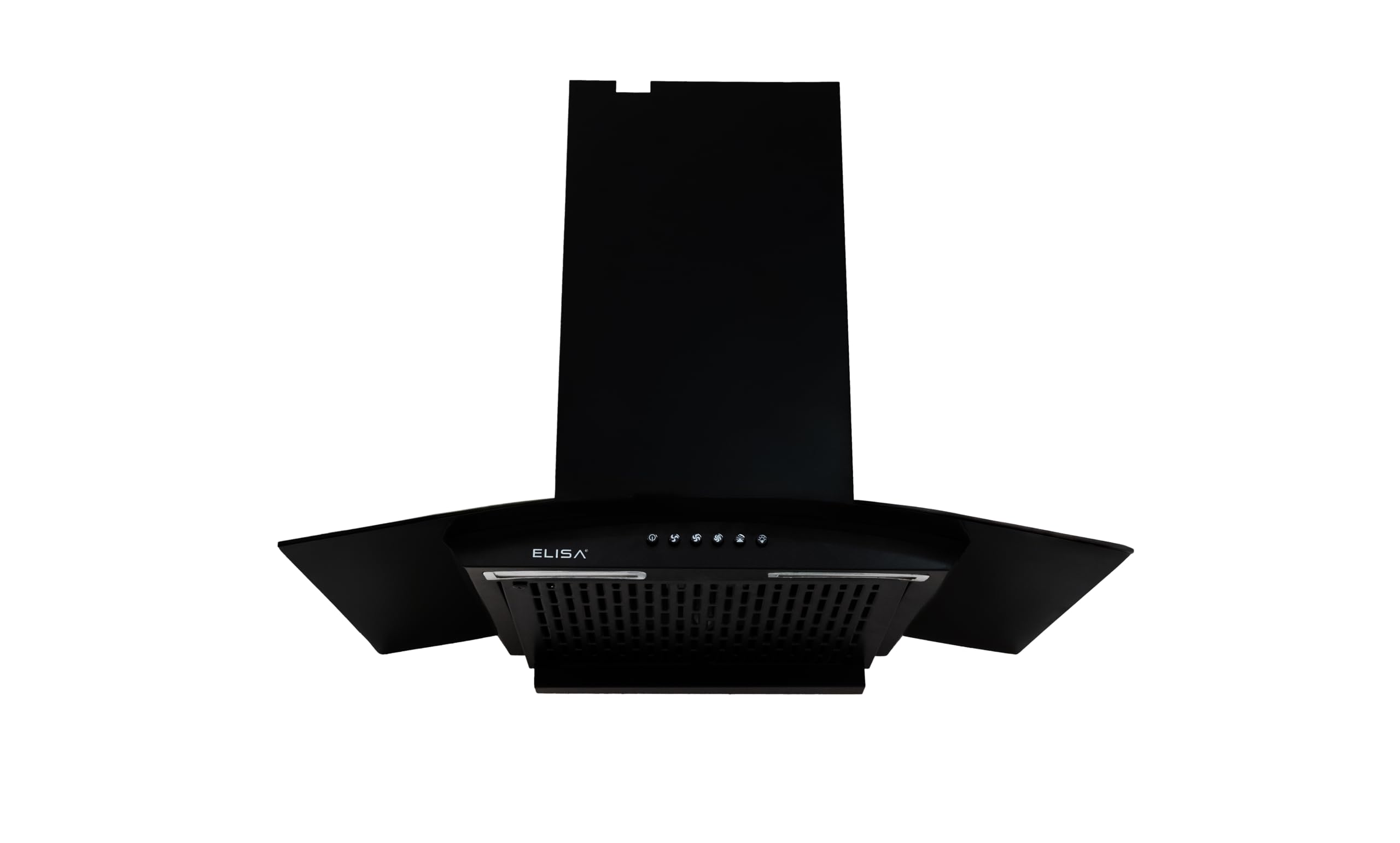 Elisa Bravo Black Wall Mounted Kitchen Chimney 60 CM-image-0