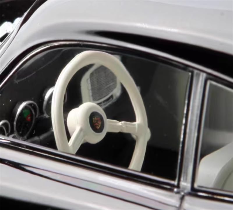 Modelo prearmado Porsche 356 Coupé 1952 negro 1:18 miniatura 5