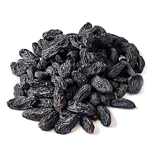 Image of NUTRIZAIKA Premium Black Raisins 100 gm | Rich in Iron, Fibre, Potassium & Boosts Immunity | Fresh & Sweet Black Raisins | Munakka Dry Fruit