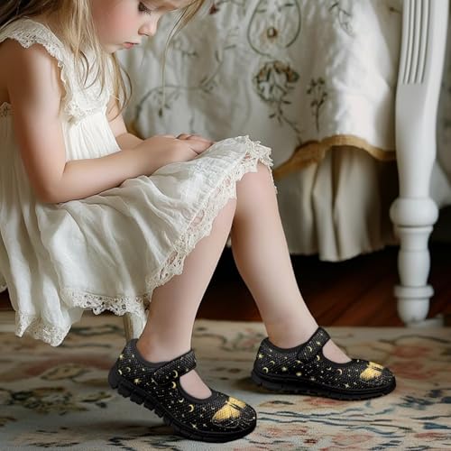 Girl's Animal Pattern Running Shoes Mesh Children's Mary Jane Shoes Slip On Sports Shoes Magic Sticker Casual Shoes3