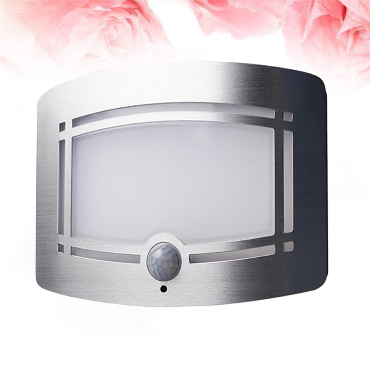 Ciieeo Lámpara de Pared Sensor Corporal, Aluminio Plata, 2 Unidades