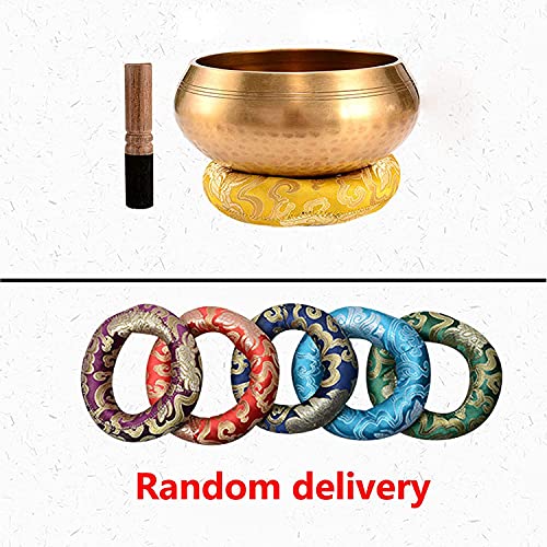AOUZE Tibetan Sound Cup Set van Nepal Great Original Tibetaanse zingende kom zingende kom ingesteld op yoga meditatie… - Image 6