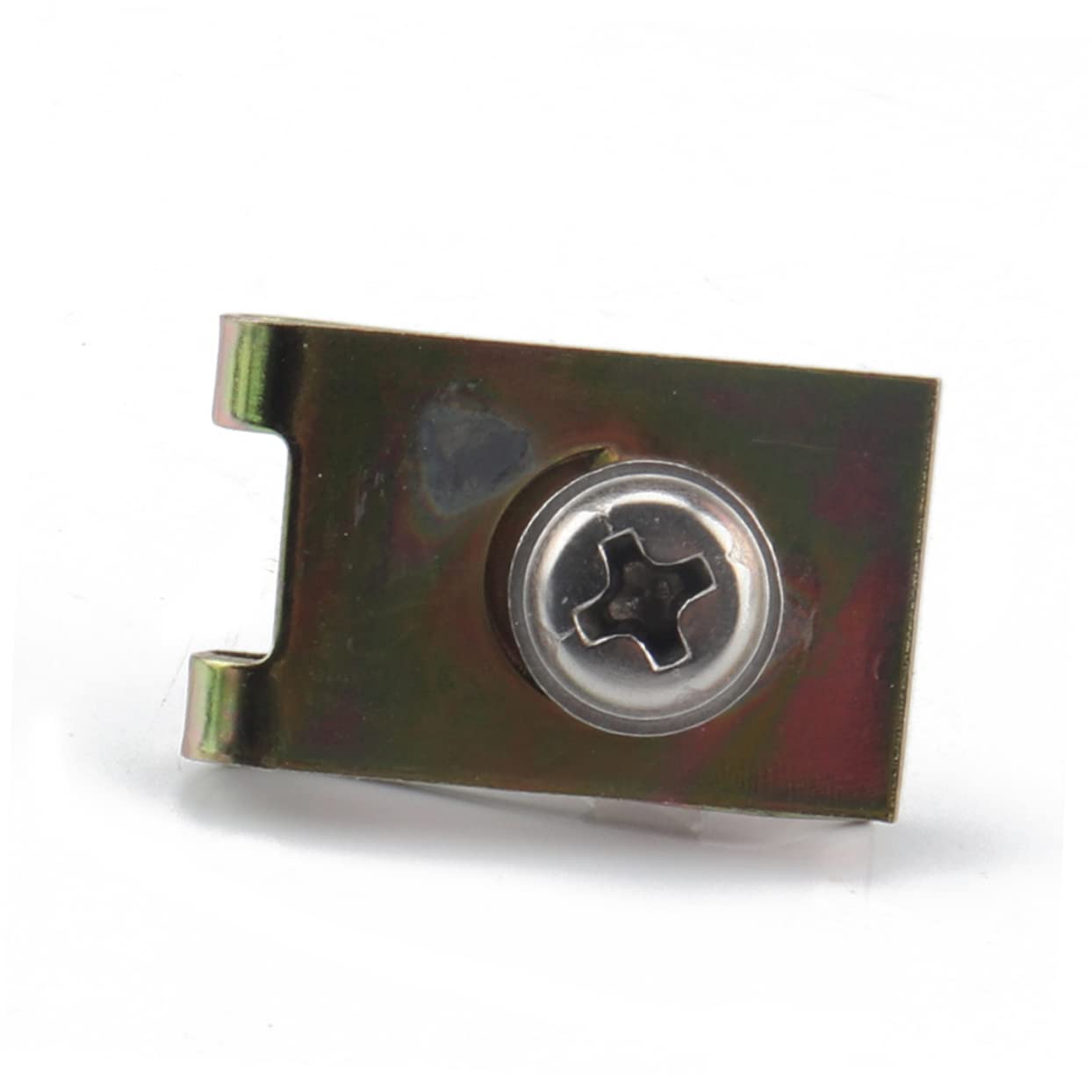 TINEASUR U Nut Fastener Kit 480pcs Manganese Steel u Clips Nut Set Screws for Car Bodywork