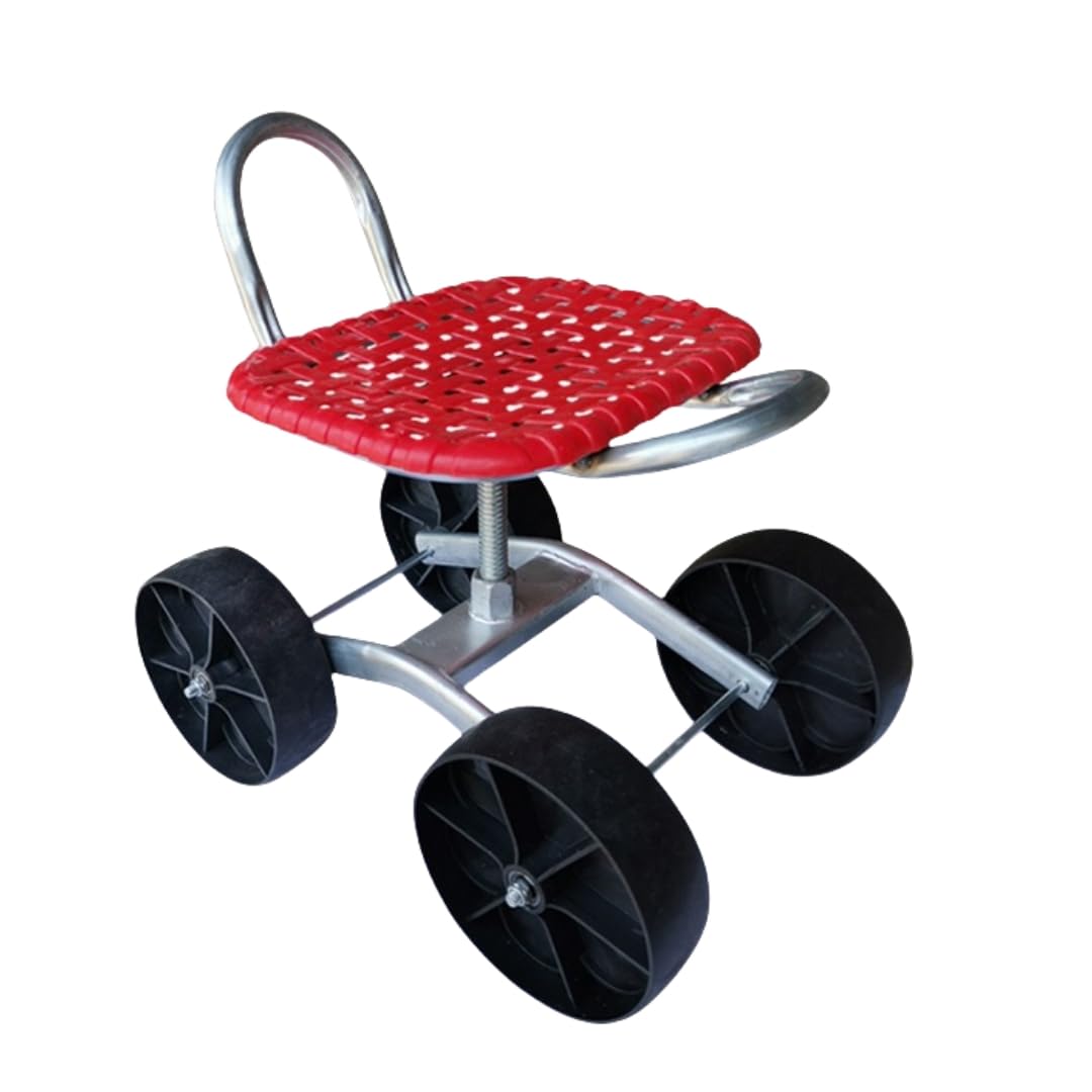 園芸用車輪付き器具 大きなホイール Amazon.co.jp: 農作業 椅子 草取り 園芸カート 草むしり椅子