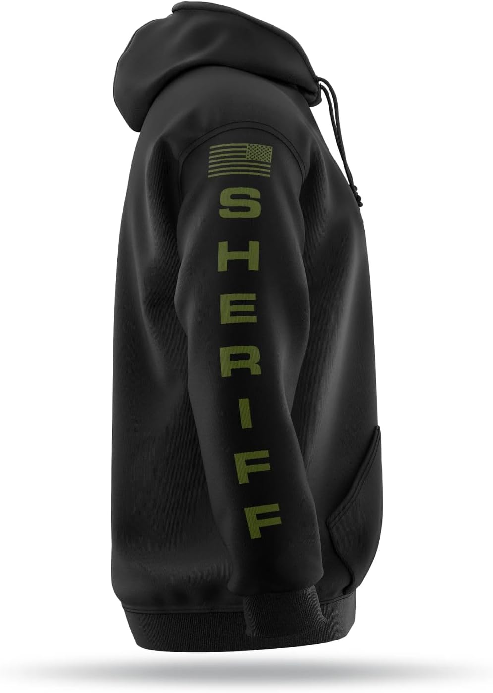 SHERIFF Heavy Blend Hoodie – Midweight Cotton/Poly Pullover with Double-Lined Hood & Front Pocket