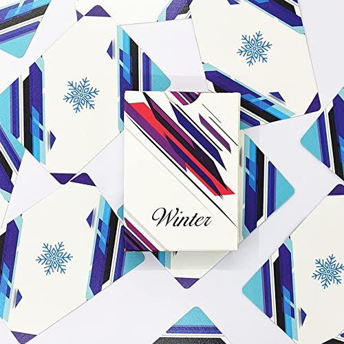 Baraja de cartas para póker Winter Cardistry PVC miniatura 2