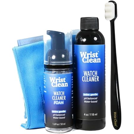 Amazon.com: WRISTCLEAN Watch Cleaning Kit - Watch Cleaner 50ML Foam ...