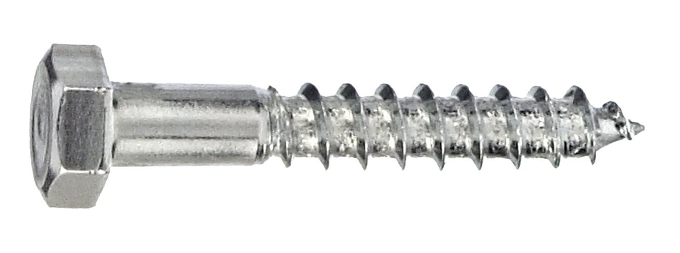 CONNEX KL3148080 571 8 x 80mm Hexagonal Headed Screws, Silber, 8 x 80 mm