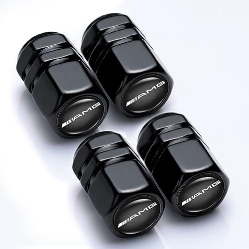 Miniatura 2 de Cubierta para botón de arranque y parada de motor de automóvil con tapas de válvula de neumático de automóvil para Mercedes Benz AMG Auto Encendido