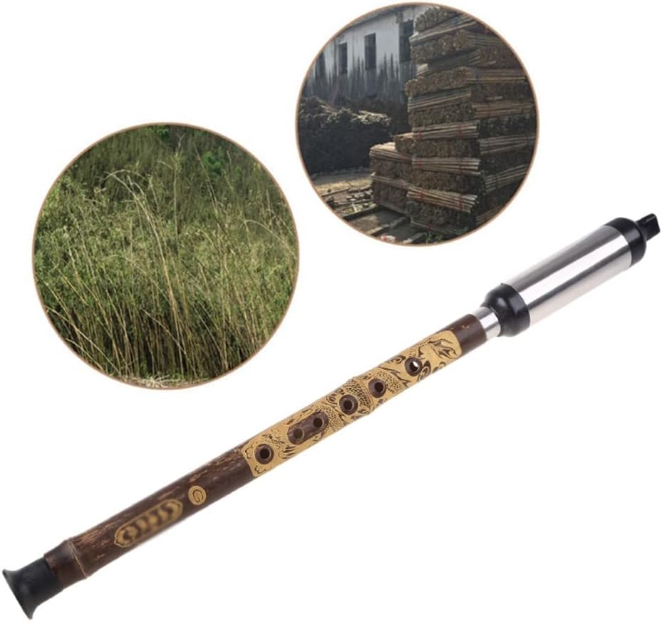 Flute Woodwind Instrument Black China Yunnan Bawu G-tuned Wind Accessories