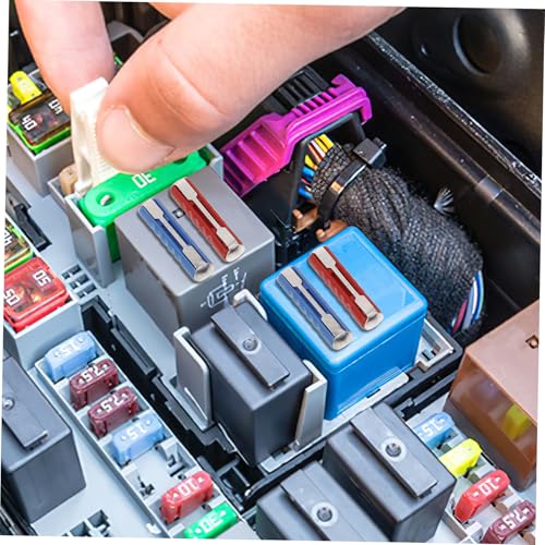 Kit de fusibles automotrices CHILDWEET, 200 piezas, para autos, camiones, RV y embarcaciones, diseño ligero de almacenamiento y clasificación miniatura 5