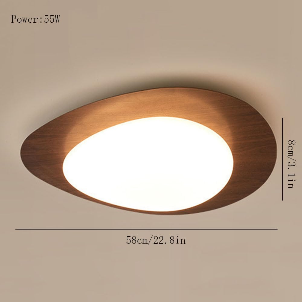 Kreatywna lampa sufitowa LED żwirowa lampa sufitowa Japoński styl Wabi-sabi 5500K lampa sufitowa biała lampa dzienna, łatwa w instalacji do kuchni, korytarza, ganku