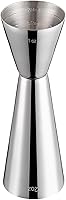Vista 8 de Jigger para coctelería, Briout Jigger doble de cóctel japonés premium de acero inoxidable grado alimenticio 304, 2 oz 1 oz con mediciones
