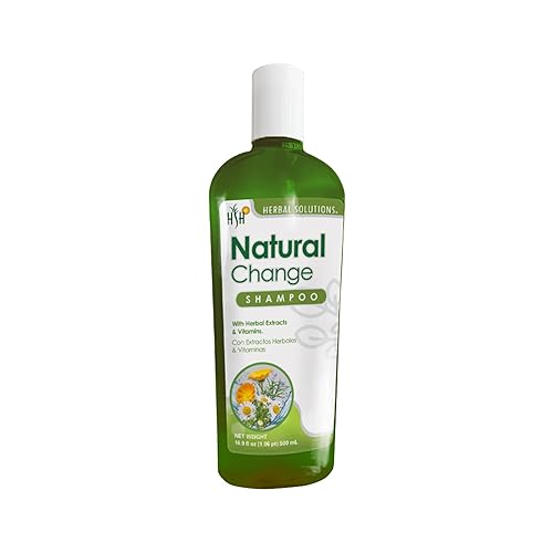 Herbal Solutions Natural Change Green Shampoo - Champú con infusión de extractos de hierbas y vitaminas para nutrición profunda, enriquecido con