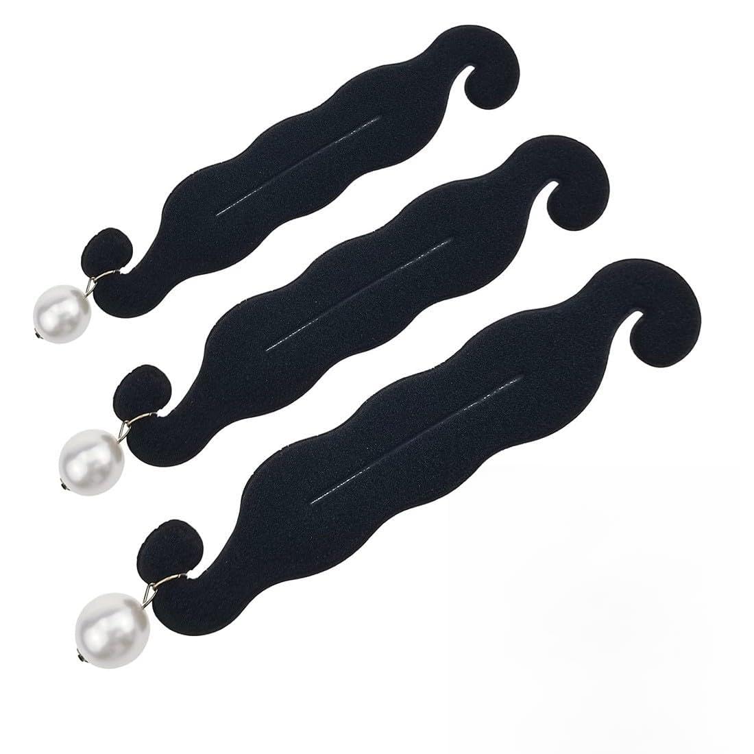 Chignon Facile per Capelli,3 Pcs Strumento per La Creazione Rapida di Chignon,Capelli Strumento per Intrecciare,Capellis Ricci Accessori,per Raccogliere Capellis