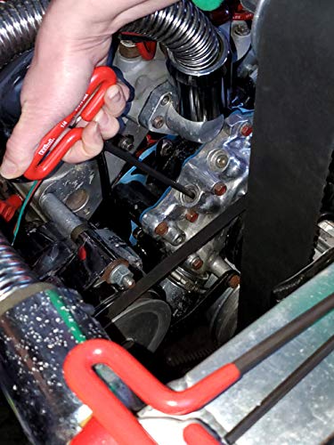 Eklind 50918 Cushion Grip Hex Allen Wrench T-Handle Key Combo- 9In Inch/Mm (2 Sets 18Pc) W/ Stand #TOP5