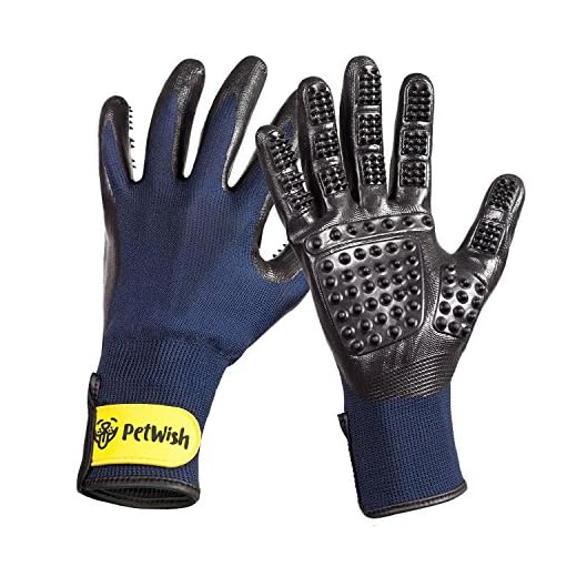 K&K Haustier Bürsten Handschuh Set - Handschuh Fellpflege Hund, Katz, Hase und Pferd mit Jeglichem Fell - Fellpflegehandschuh Hund und Katze - 1 Paar Handschuhe Katzenhaare & Aufbewahrungstasche 5 PetWish Fellpflege-Handschuhe – lange kurze Haarentferner Bürste für kleine, mittelgroße und große Hunde, Katzen, Pferde – Entfärben-Werkzeug für zwei Hände