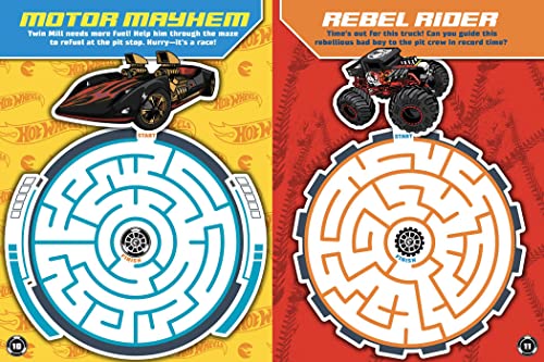 Hot Wheels: Race Cars vs. Monster Trucks: 100% Officially Licensed by Mattel, Activities, Tattoos, &