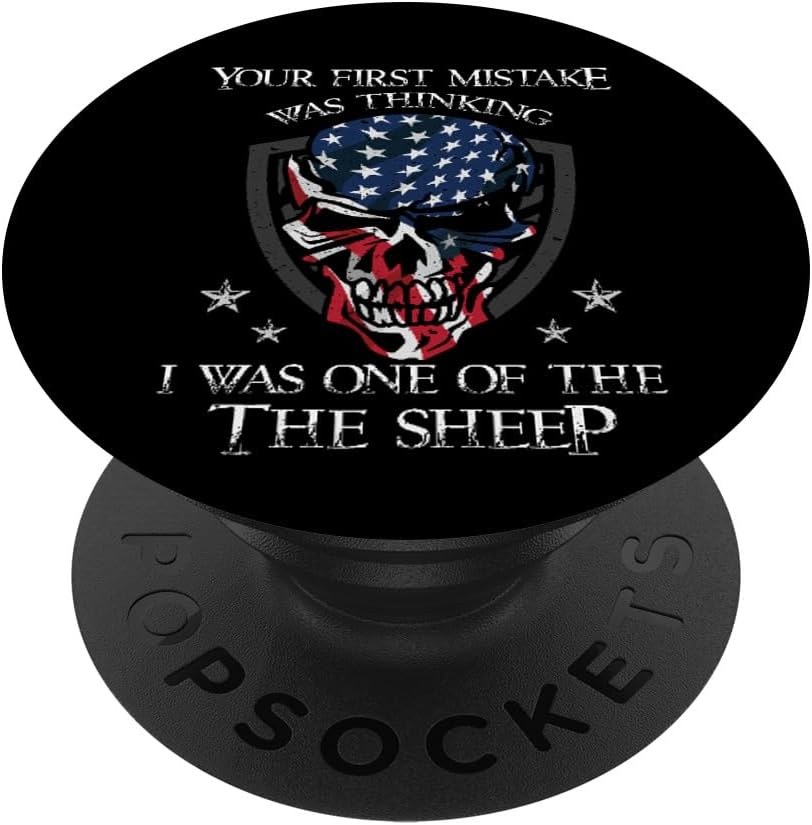 Your First Mistake was Thinking I was One of The Sheep Skull PopSockets PopGrip for MagSafe