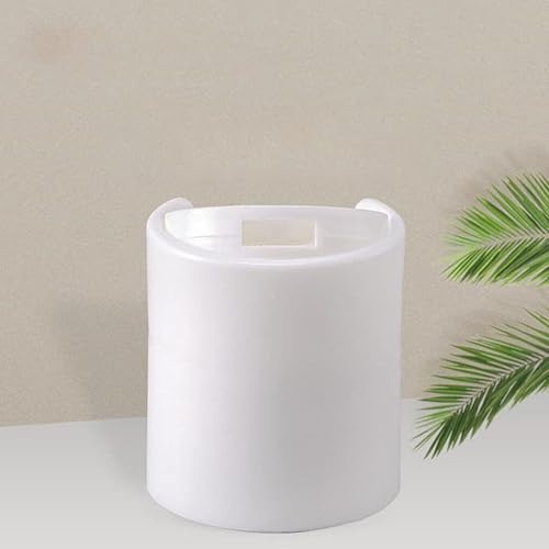 Miniatura 5 de Beaupretty 6 tapas de botella de champú adecuadas para botellas de 0.945 in de diámetro, tapas de loción de disco blanco, tapa superior de prensa