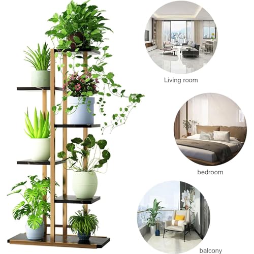 Étagère d'angle pour plantes design en métal noir pour décoration raffinée - 4